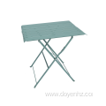 71*52cm Metal Rectangle Folding Slat Table